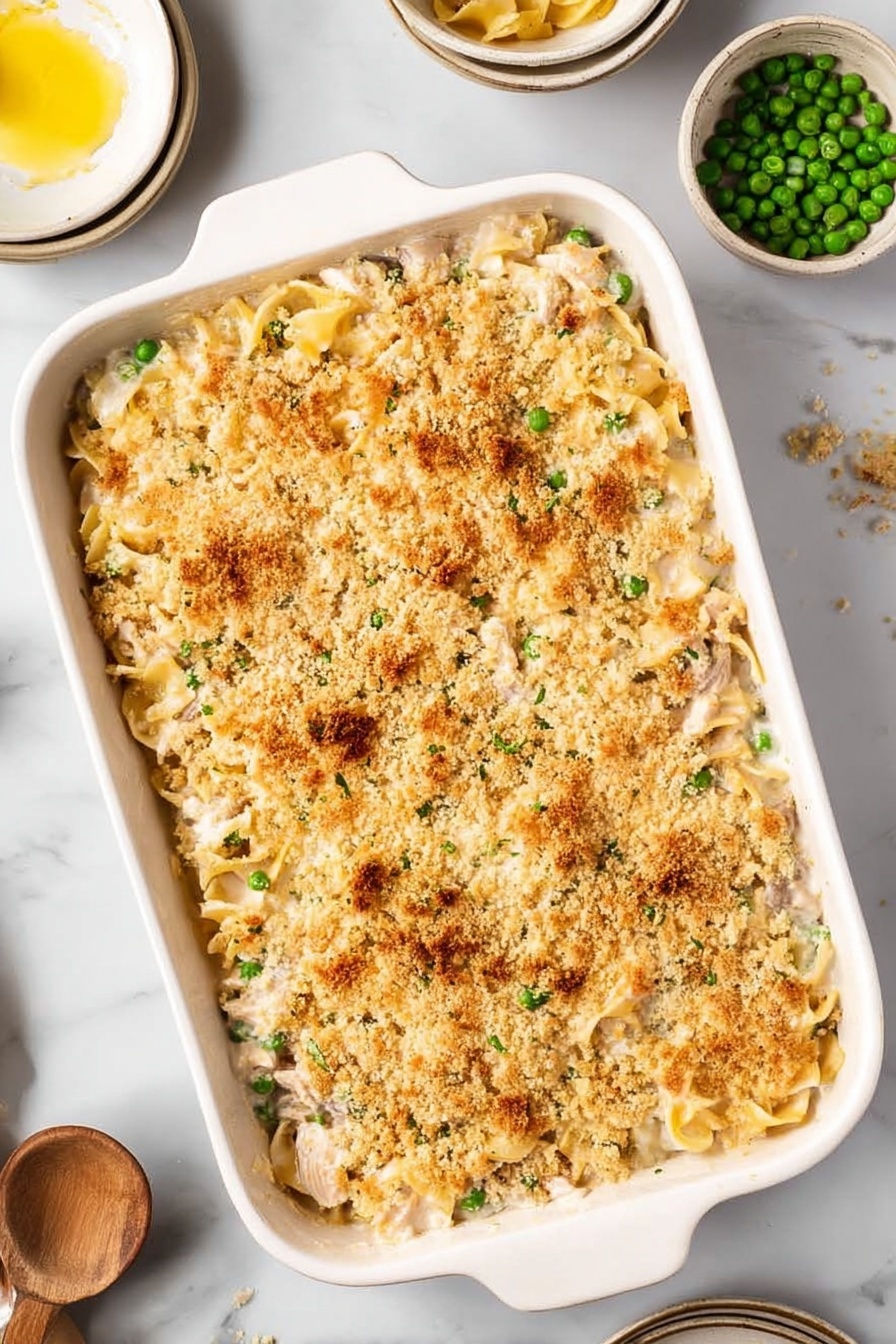 Easy Tuna Noodle Casserole Recipe - Serving