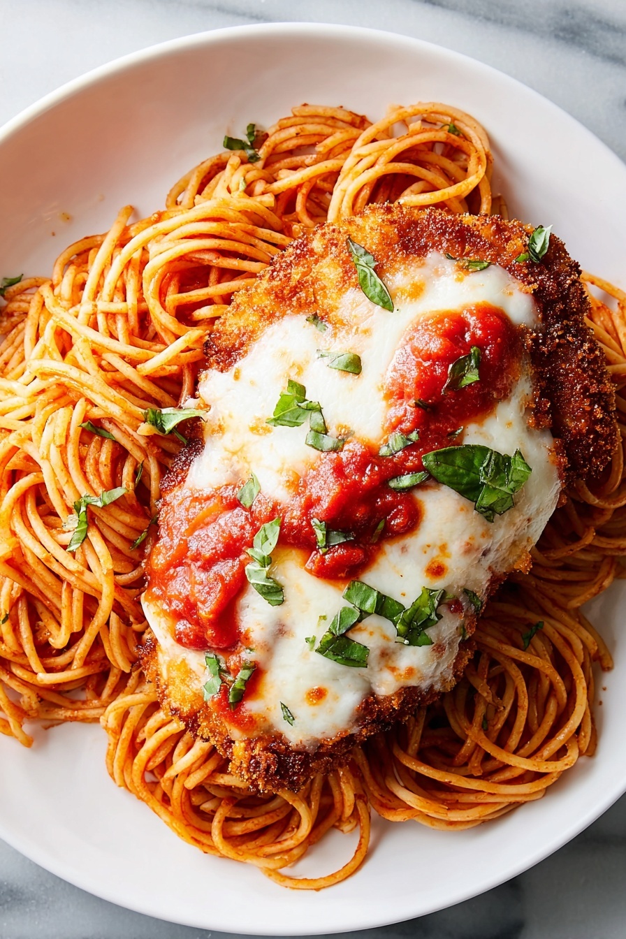 Easy Chicken Parmesan Recipe - Serving