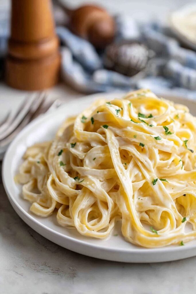 Creamy Fettuccine Alfredo Recipe