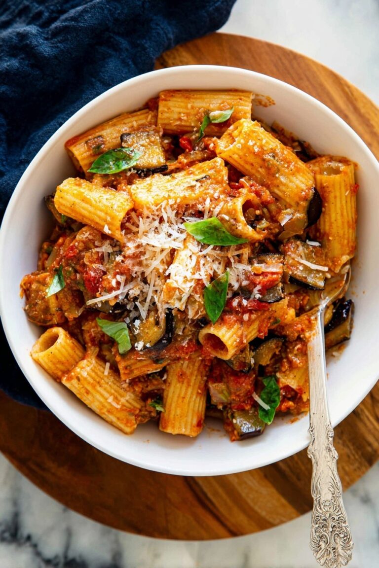 Roasted Eggplant Pasta alla Norma Recipe