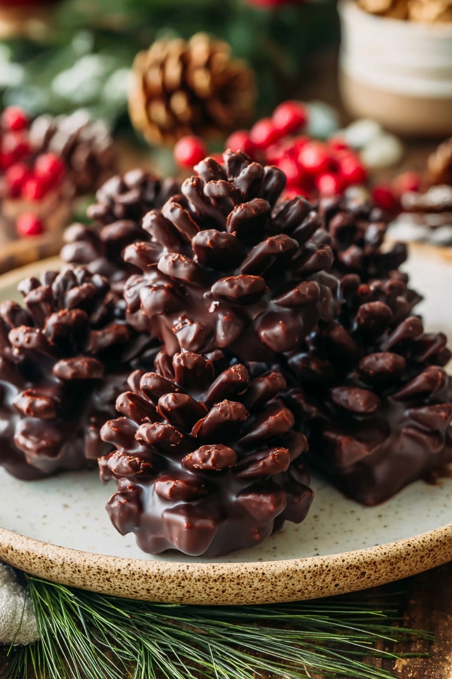 Viral Pine Cone Brownies Recipe - Serving