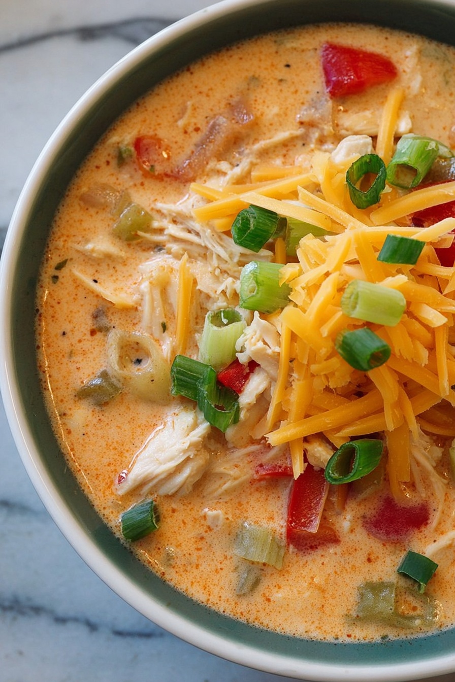 Creamy Cajun Chicken Soup Recipe - Serving