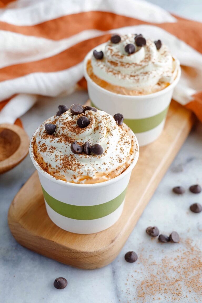 Pumpkin Mousse with Whipped Cream Recipe