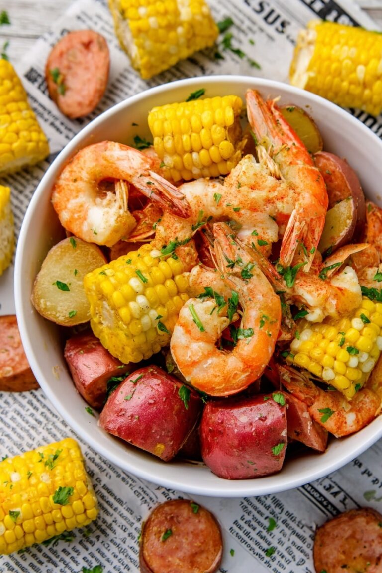 Easy Shrimp Boil Recipe with Potatoes and Corn Recipe