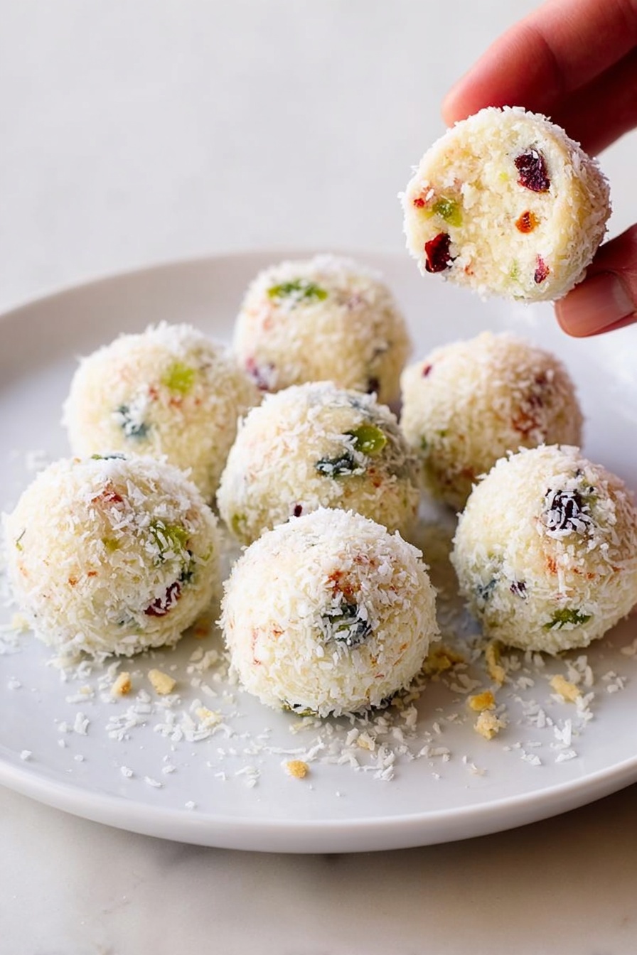 White Chocolate Cranberry Pistachio Truffles Recipe - Recipe Step