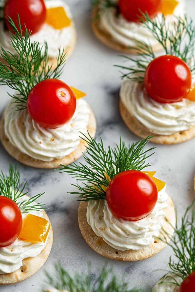 Christmas Ornament Appetizer Bites Recipe