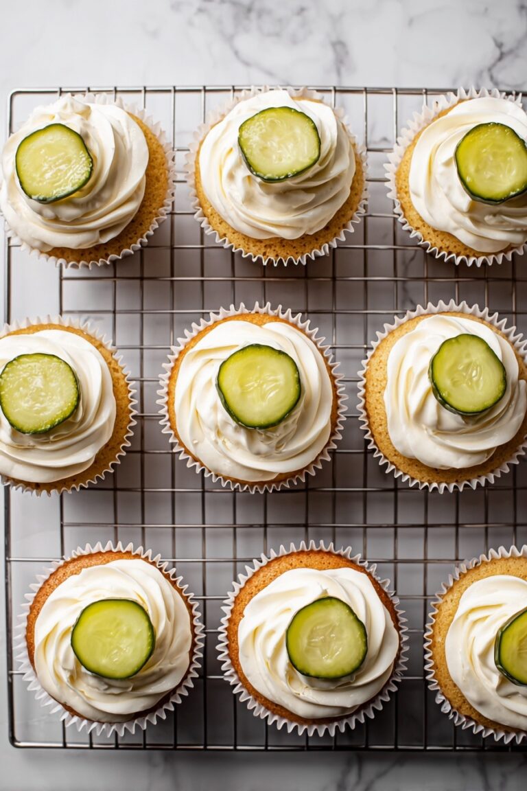 Pickle Cake Cupcakes Recipe
