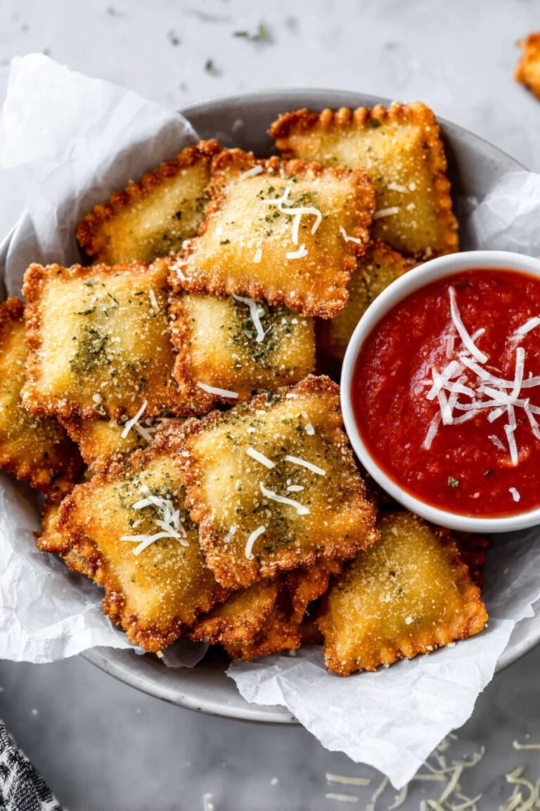Crispy Toasted Ravioli with Marinara Recipe