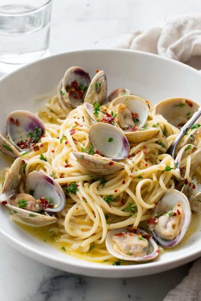 Linguine with Fresh Clams and Lemon Recipe