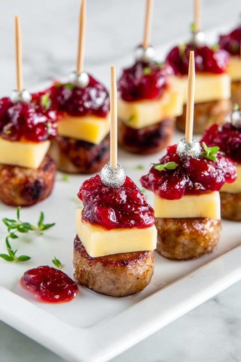 Smoked Sausage Cranberry Bites Recipe