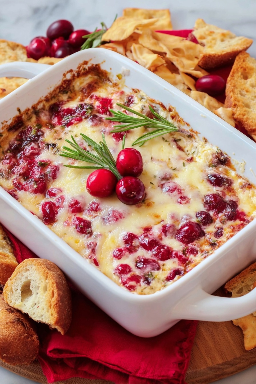 Baked Cranberry Cream Cheese Dip Recipe