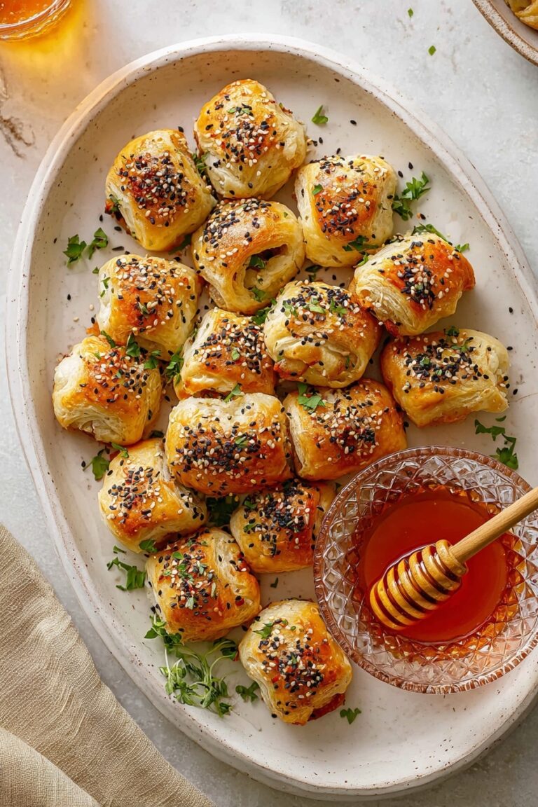 Hot Honey Sausage Rolls Recipe