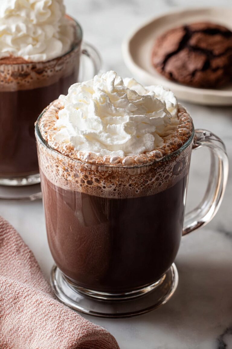 Creamy Homemade Hot Chocolate Recipe