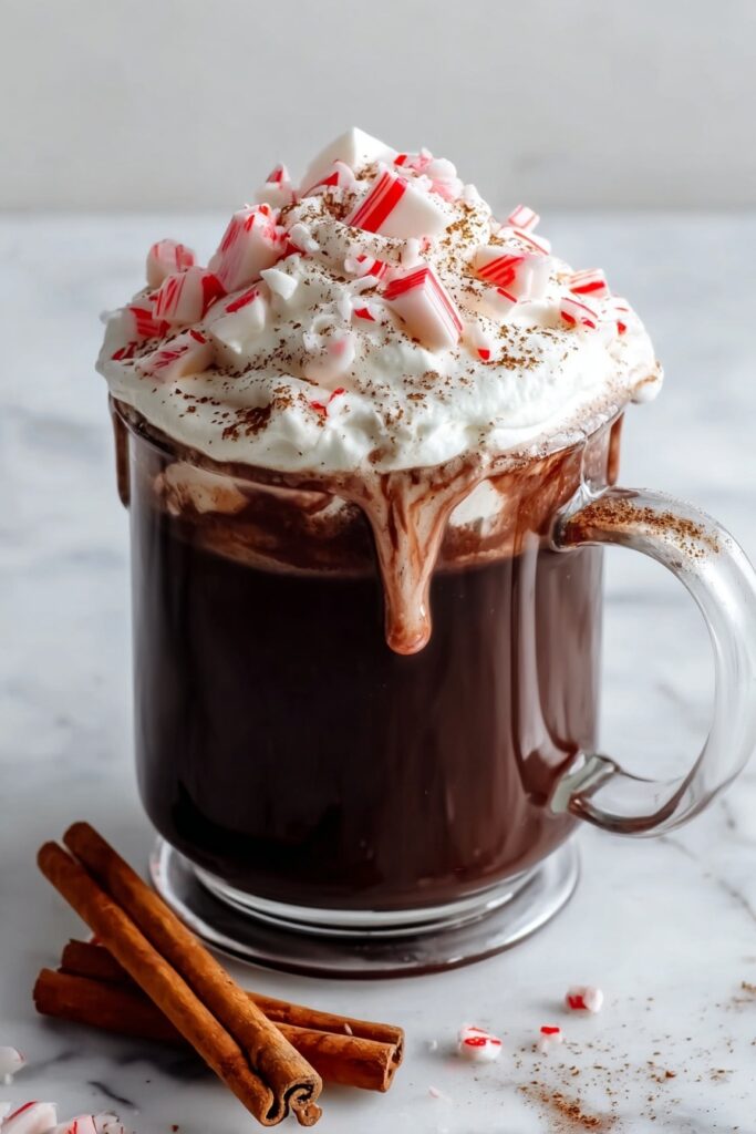 Festive Peppermint Hot Chocolate Recipe