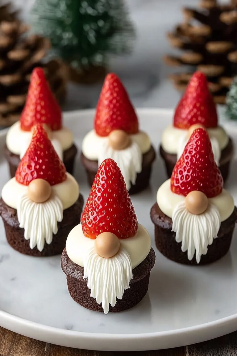 Cute Brownie Bite Gnome Treats Recipe