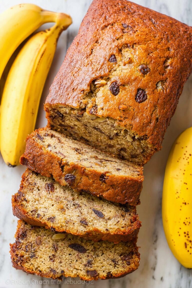 Moist Banana Bread Recipe