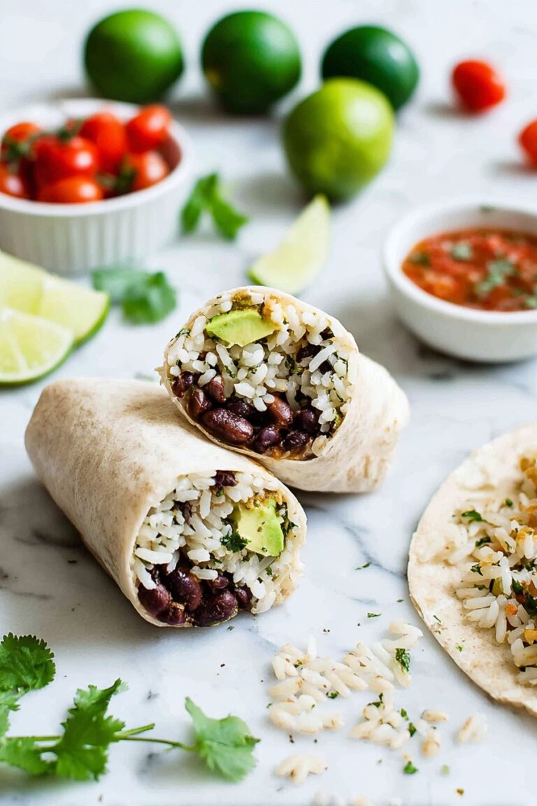 Black Bean Rice Burrito Recipe