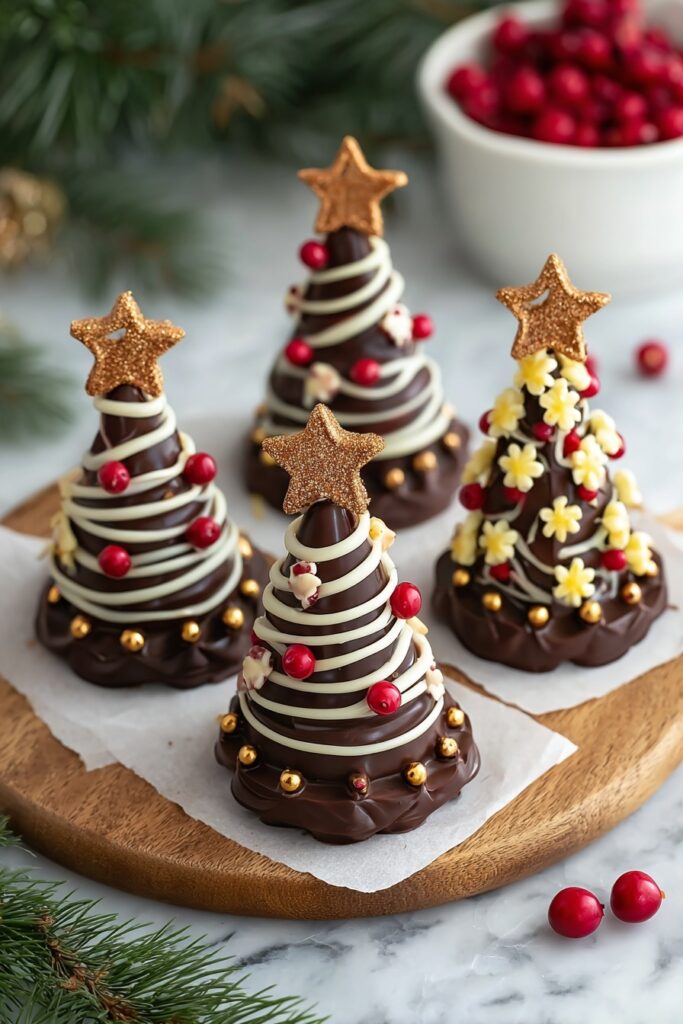 Festive Chocolate Tree Treats Recipe