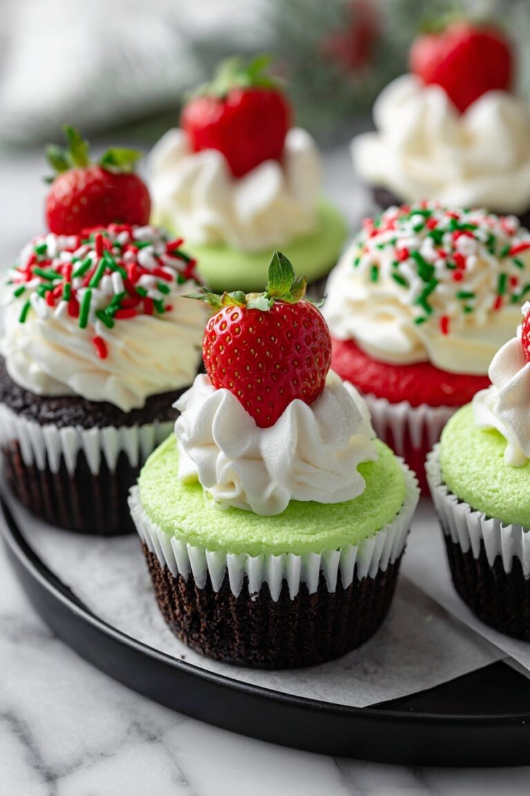 Grinch Green Cheesecake Minis Recipe
