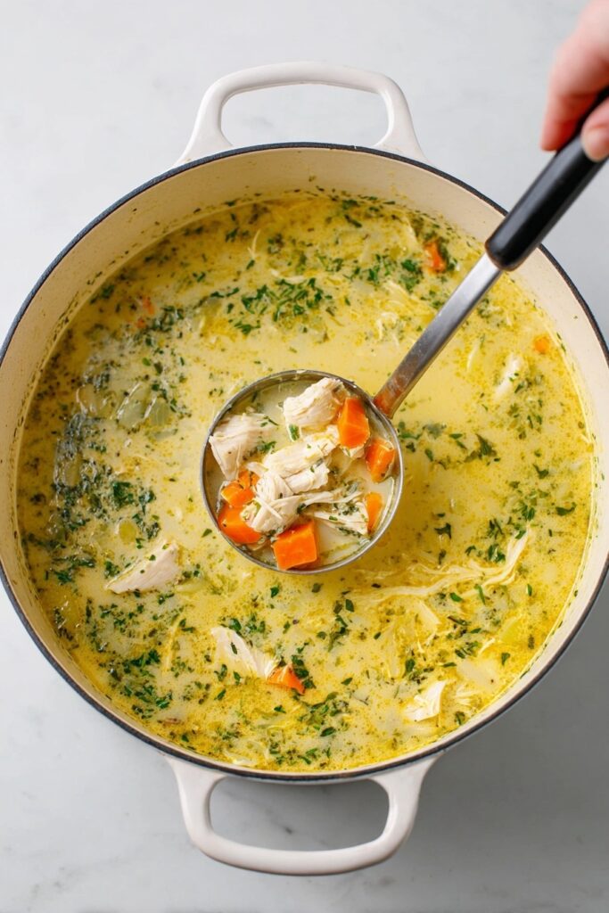 Lemon Chicken Orzo Soup Recipe