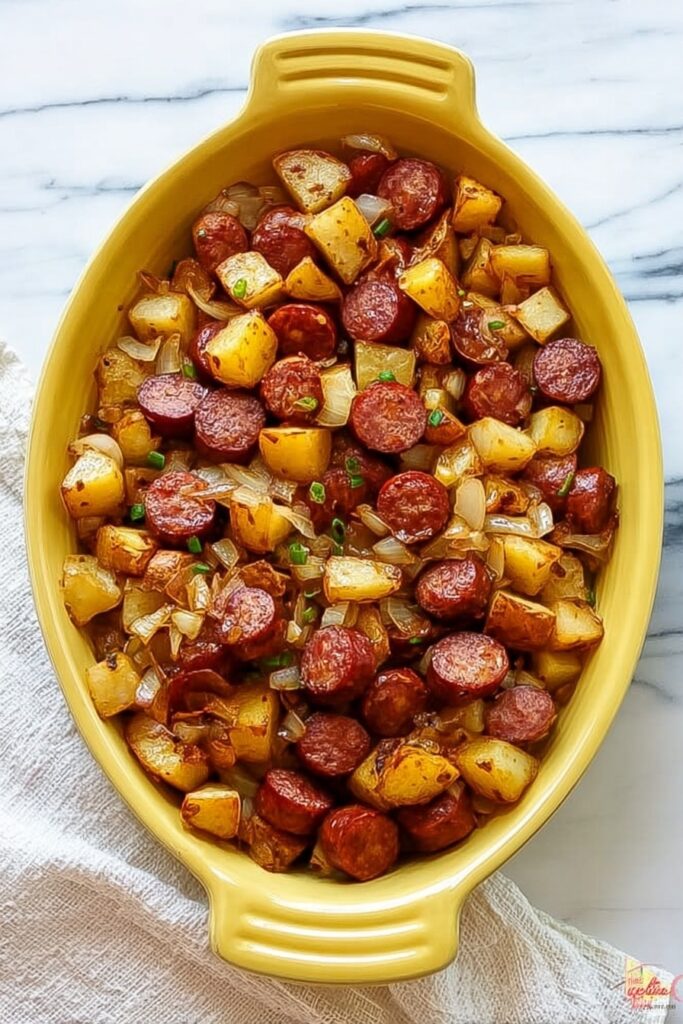Kielbasa and Potatoes Skillet Recipe