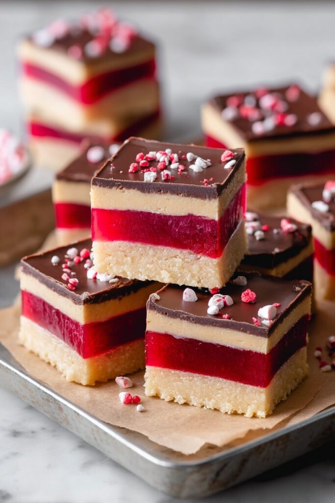 Raspberry Caramel Millionaires Shortbread Recipe