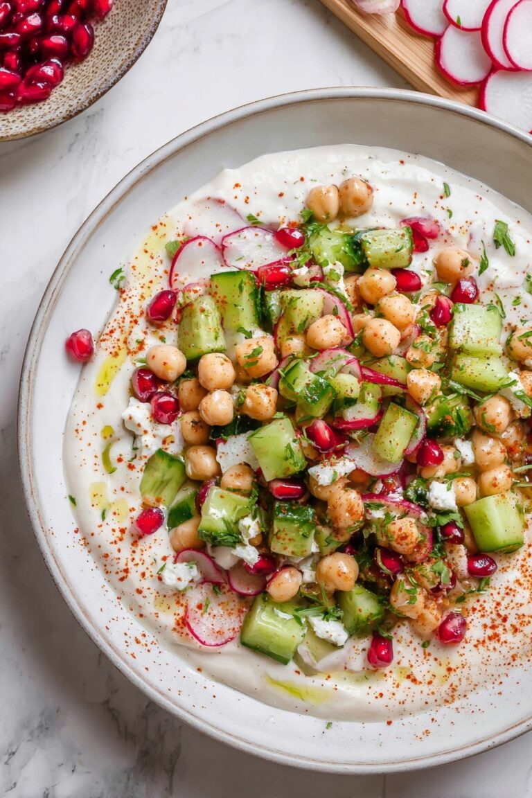 Smashed Cucumber and Chickpea Salad Recipe