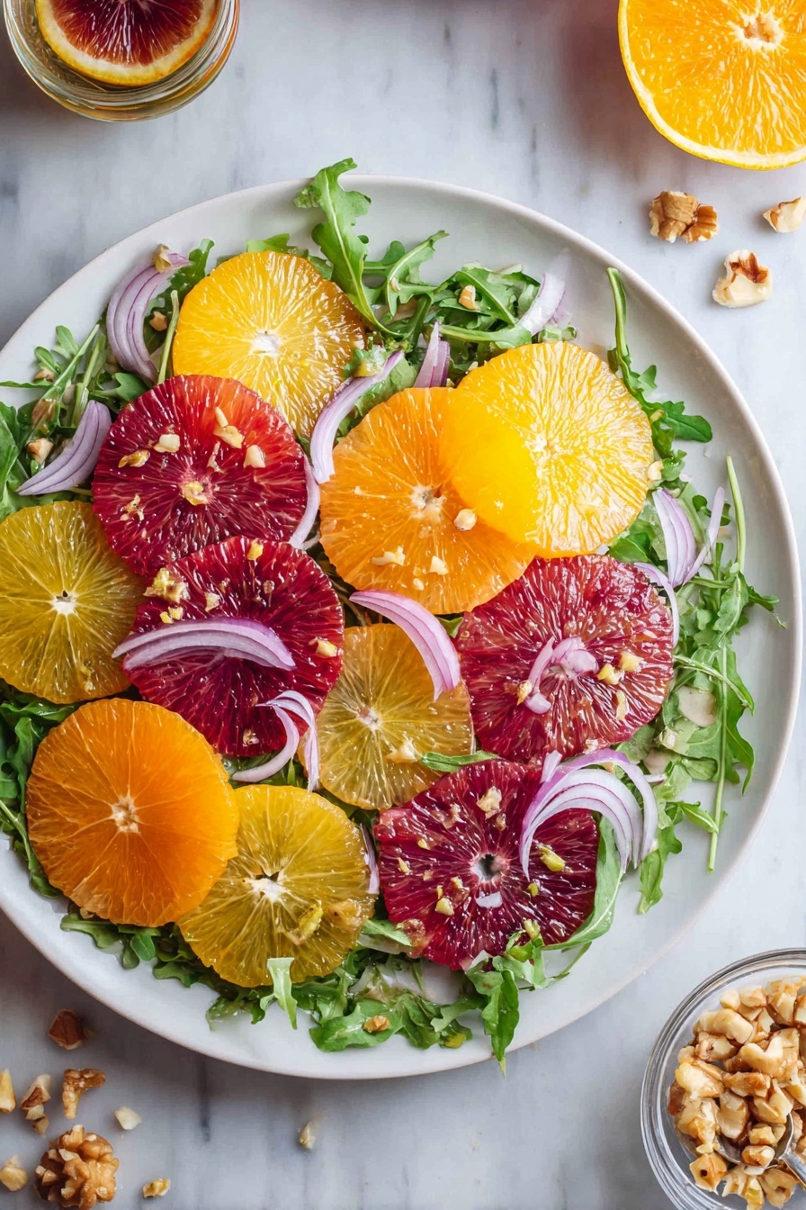 Citrus Salad with Walnuts and Arugula Recipe