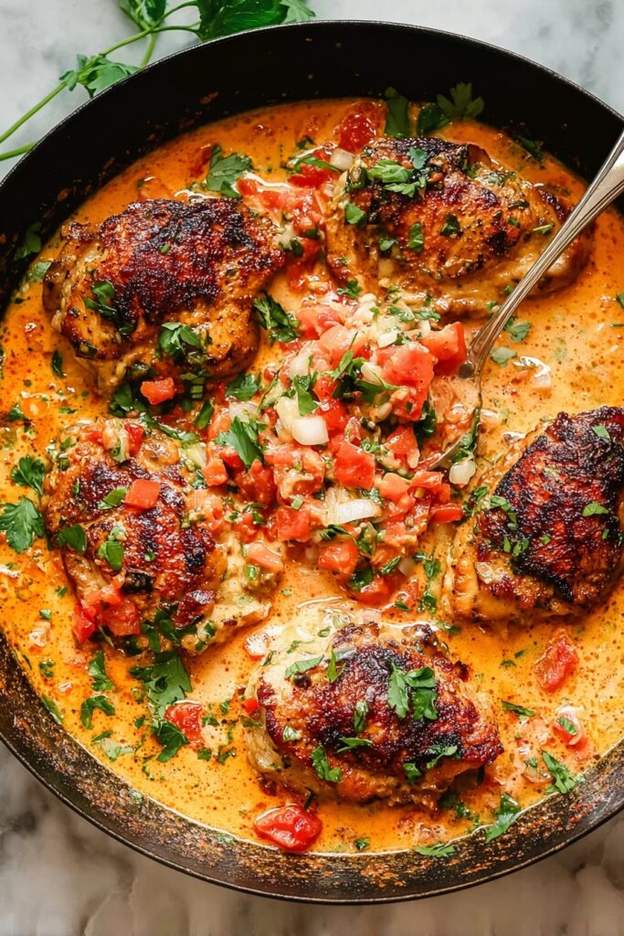 Coconut Milk Chicken Skillet Recipe