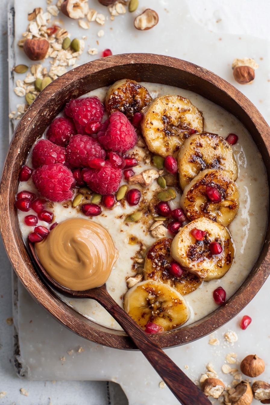 Caramelized Banana Oatmeal Bowl Recipe