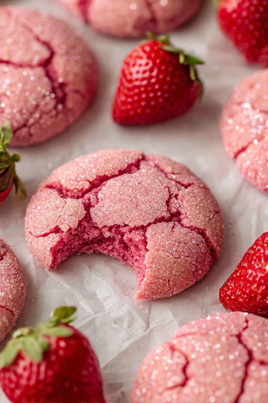 Vegan Strawberry Sugar Cookies Recipe