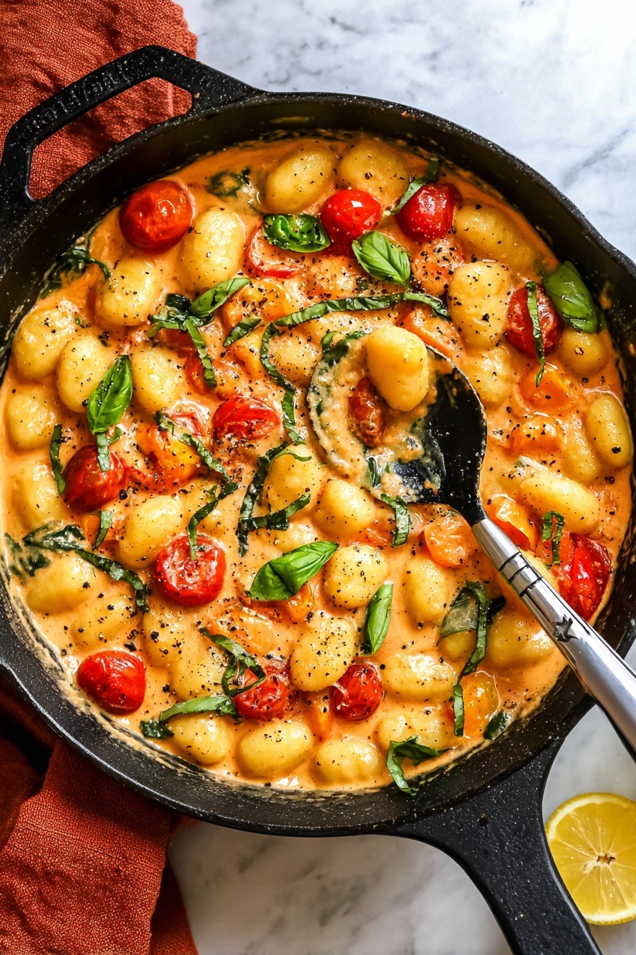Creamy Roasted Tomato Gnocchi Recipe