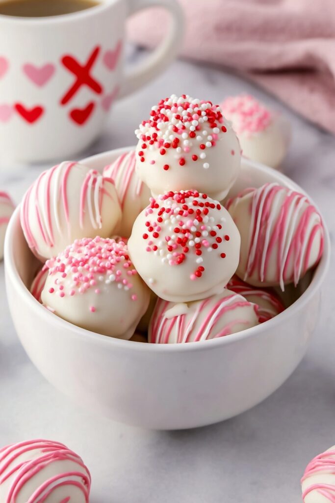 Strawberry Cake Truffles Recipe
