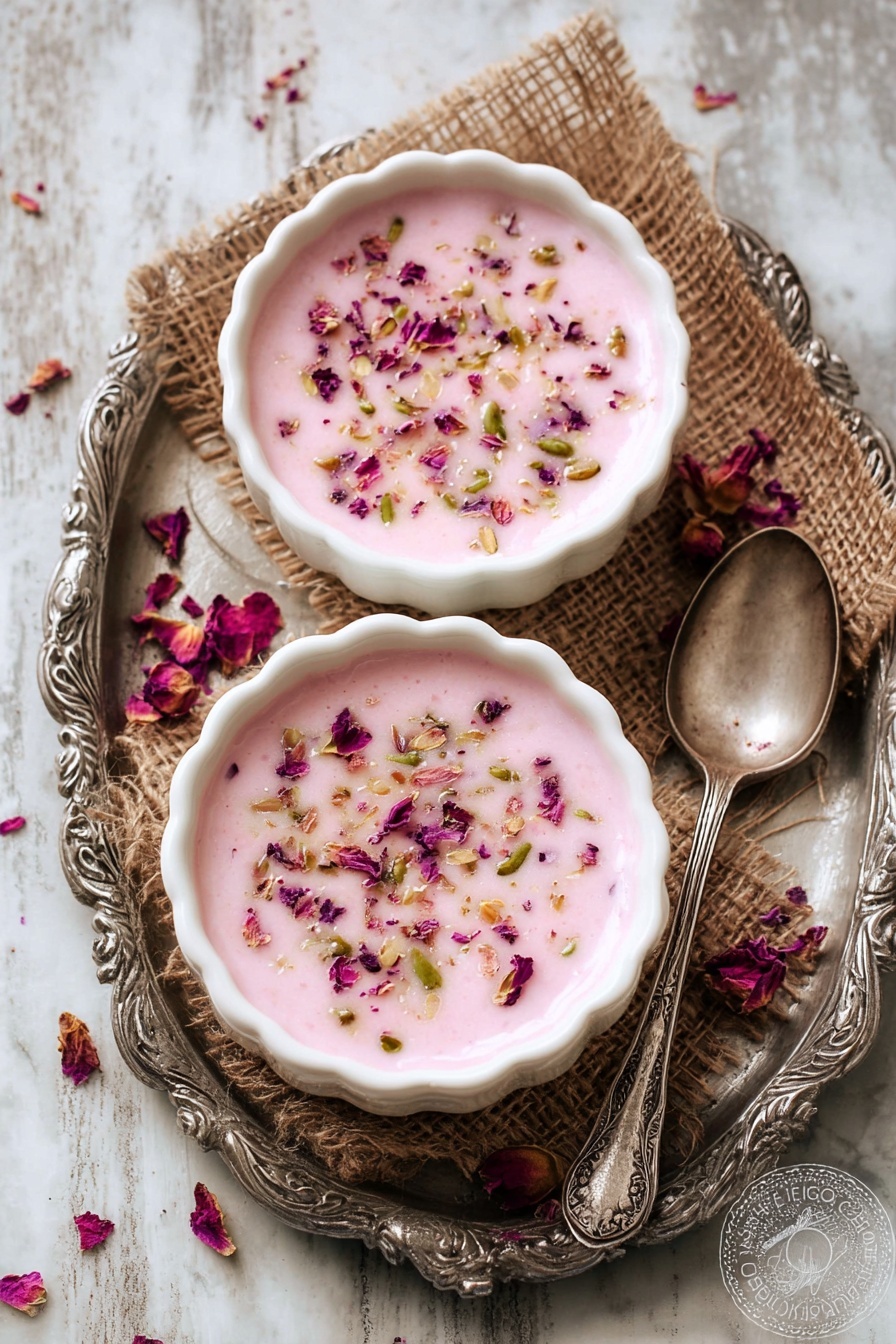 Vegan Rose Basundi Recipe