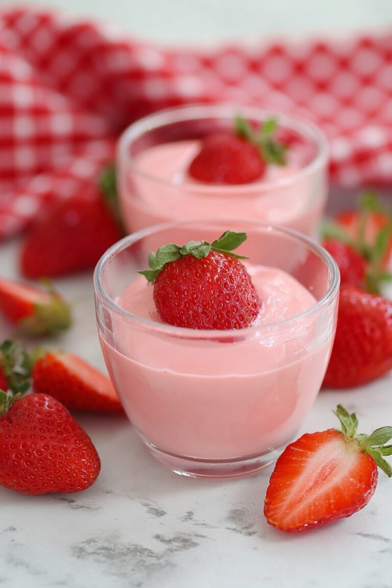 Creamy Greek Yogurt Strawberry Jello Recipe