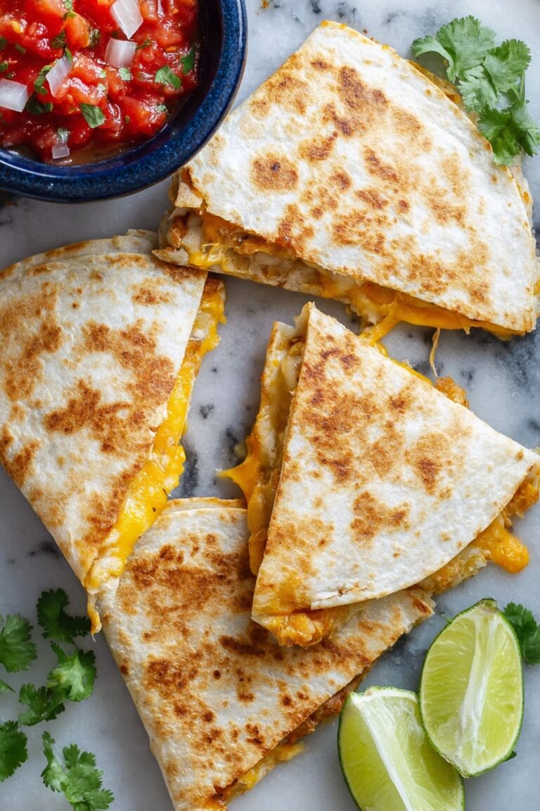 Easy Chicken Quesadillas Recipe