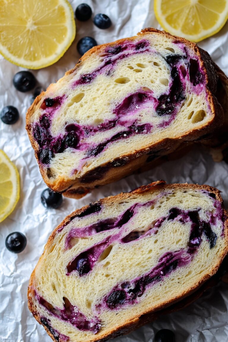 Blueberry Lemon Sourdough Bread Recipe