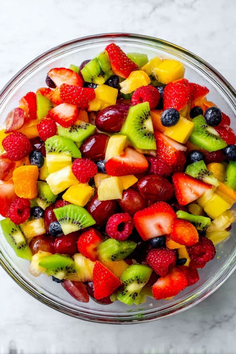 Fresh Fruit Salad with Lemon Glaze Recipe