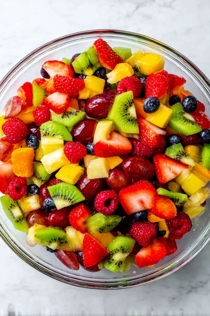 Fresh Fruit Salad with Lemon Glaze Recipe