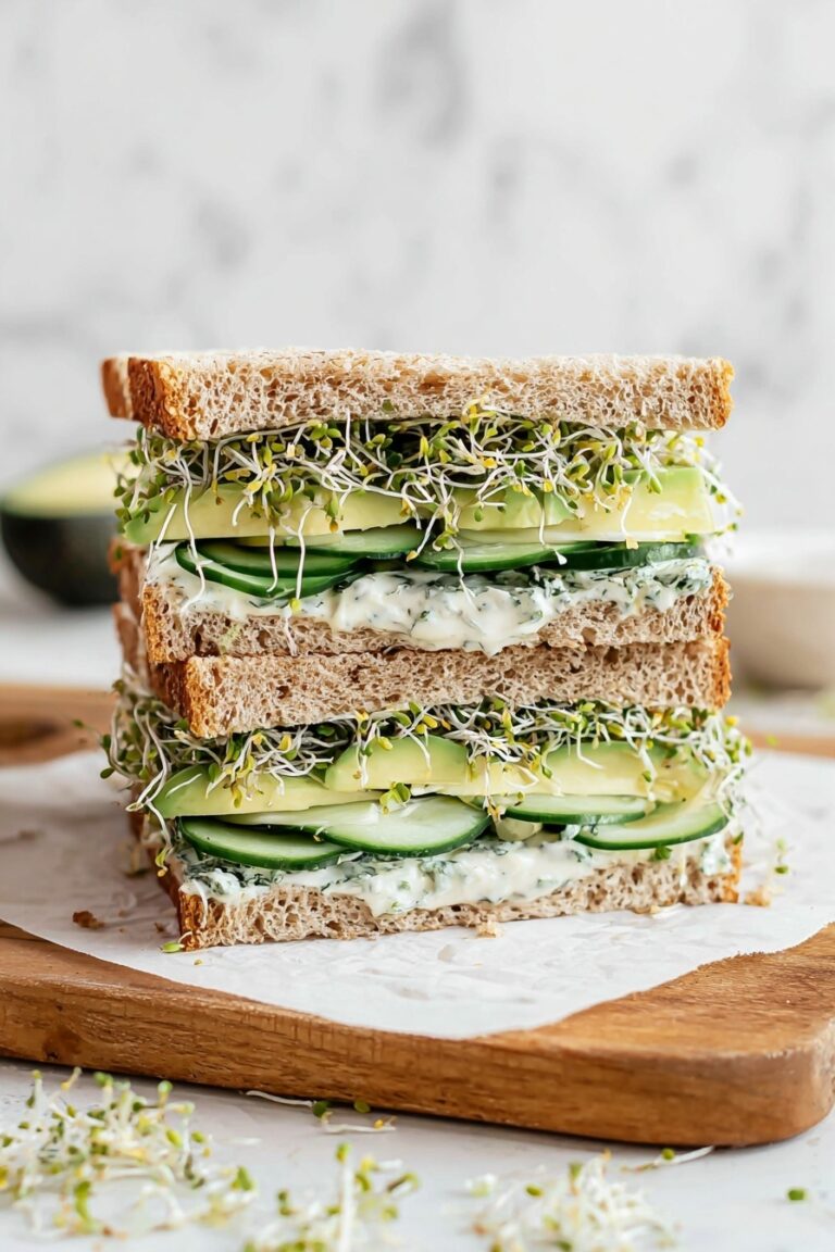 Green Goddess Sandwich with Mozzarella Recipe