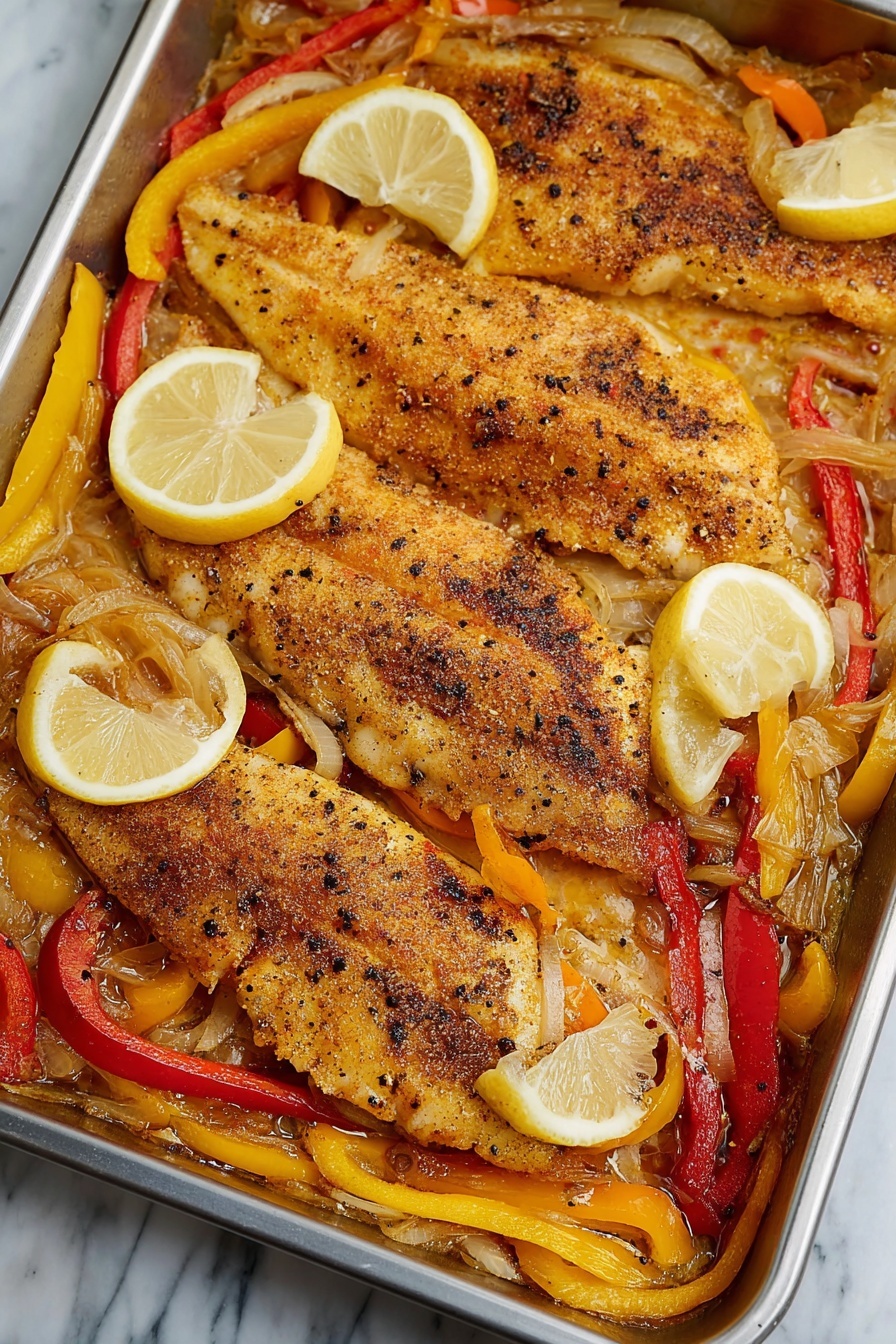 Garlic Lemon Baked Tilapia Recipe