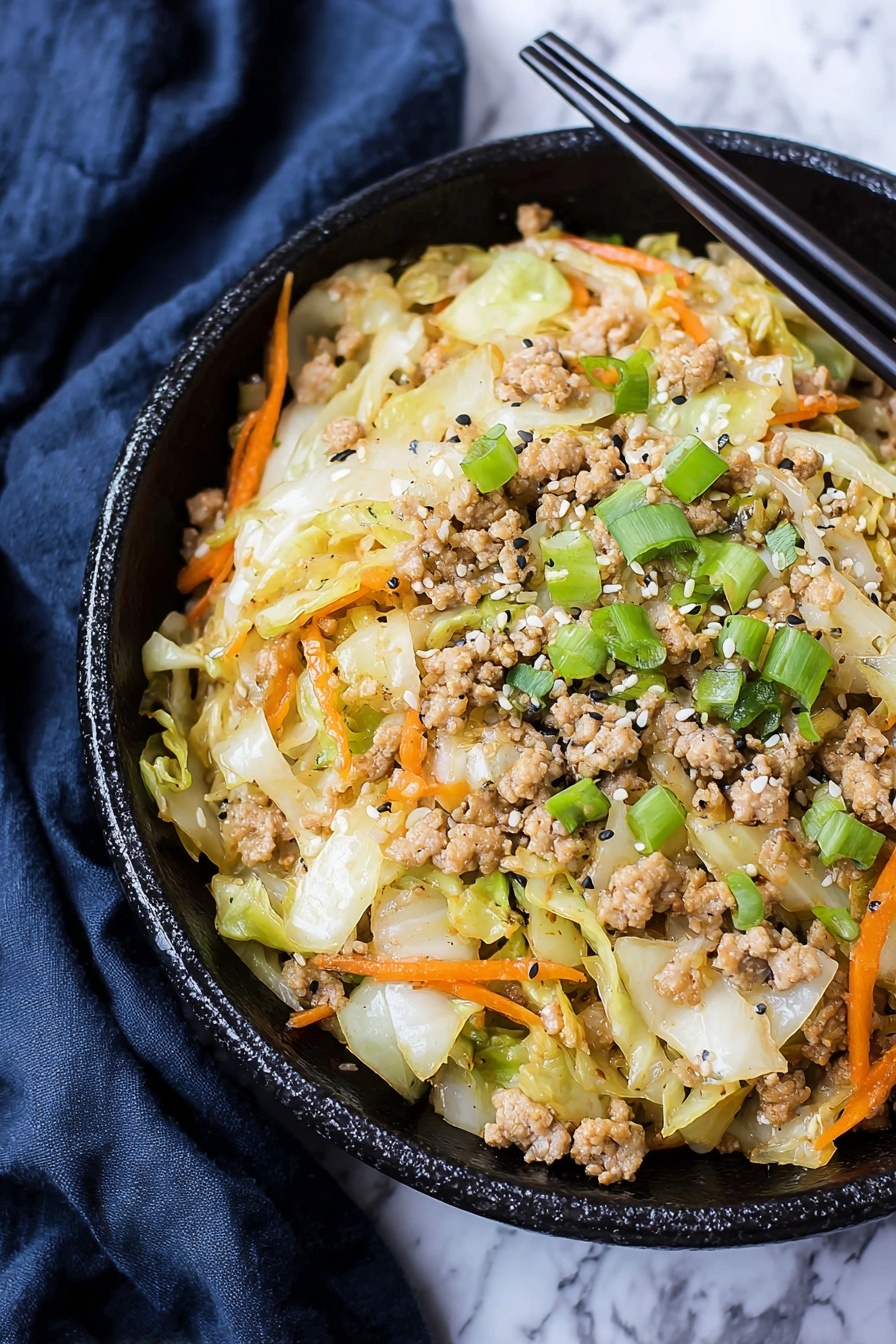 Egg Roll in a Bowl Stir-Fry Recipe - Serving